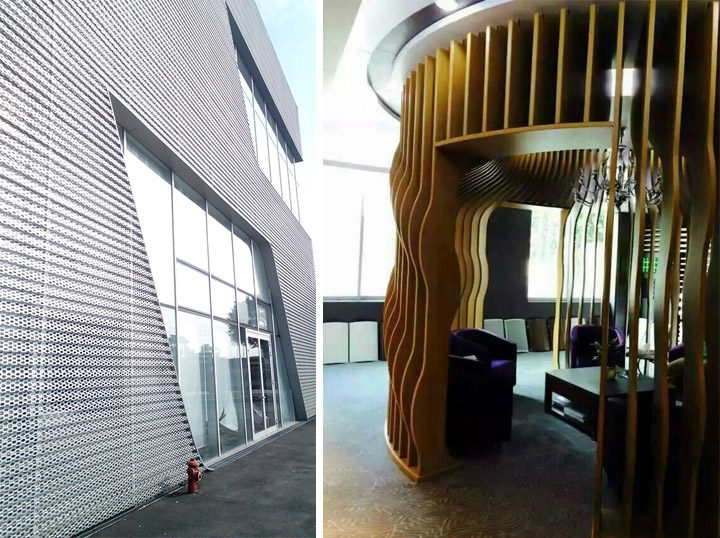 衝孔雕刻鋁單板